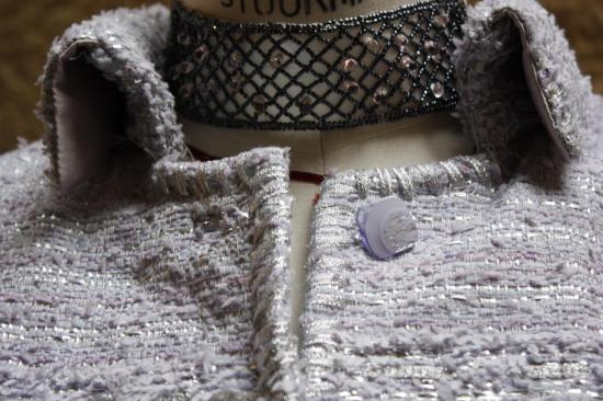 DETAIL COL VESTE TWEED